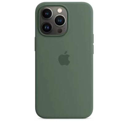 Coque en silicone avec MagSafe pour iPhone 16/16 Pro - Pivoine