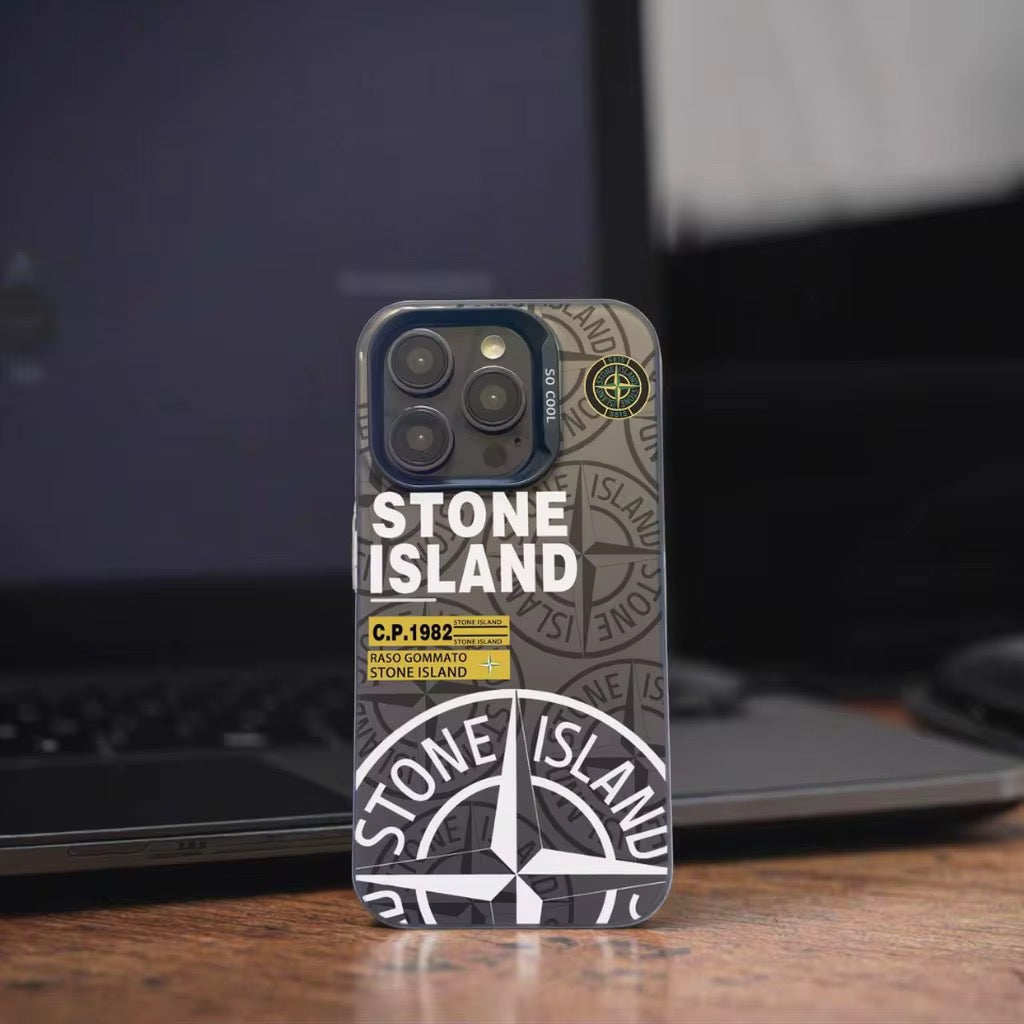 Coque iPhone Island s-Stone-e noire