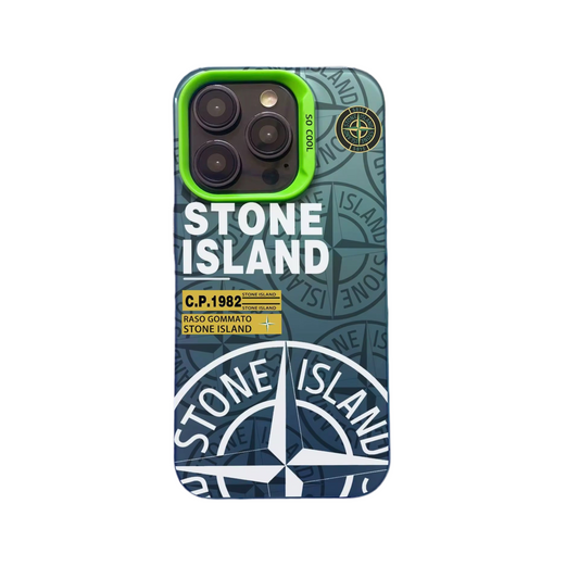 Coque iPhone Island s-Stone-e vert
