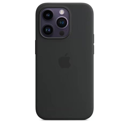 Coque en silicone avec MagSafe pour iPhone 16/16 Pro - Pivoine